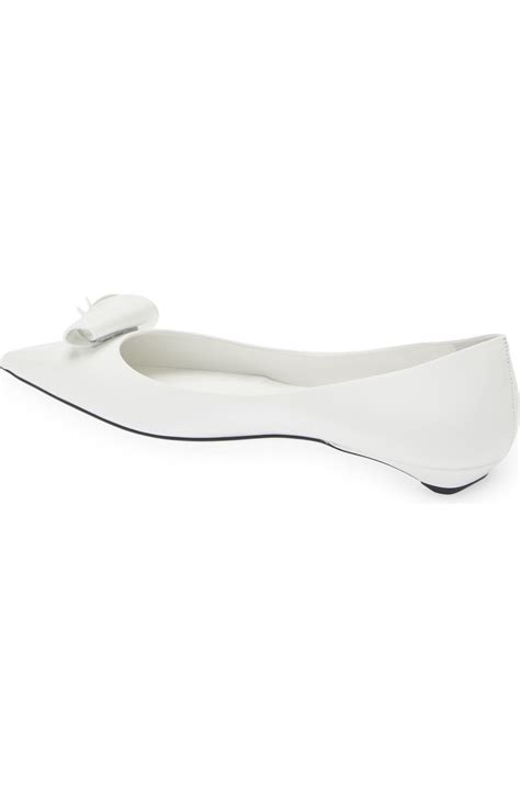 prada loop bouquet pointed toe flat|Prada loop pointed toe flat.